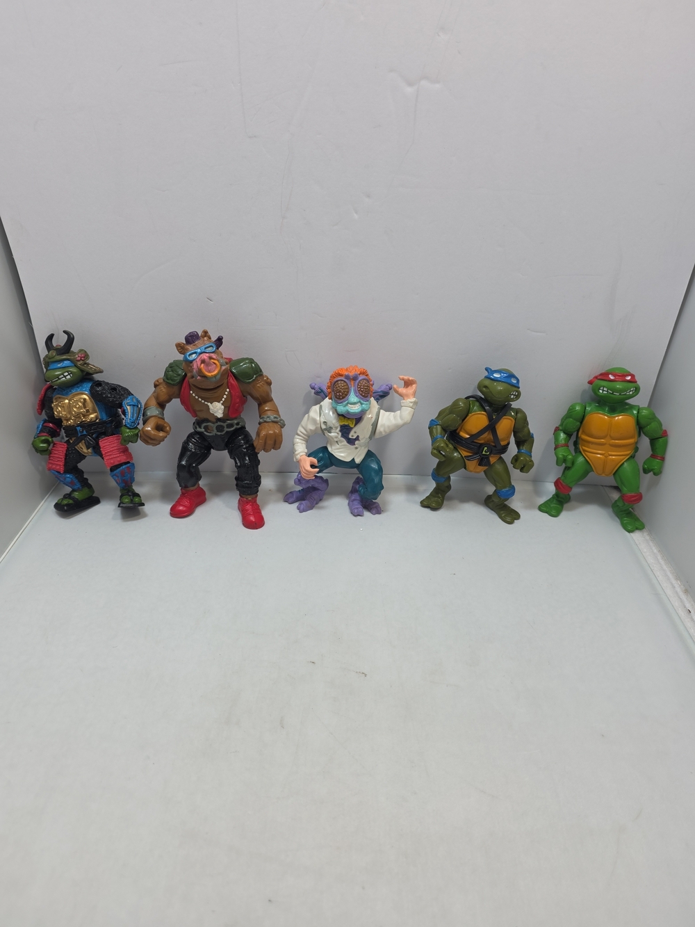 Vintage Playmates Teenage Mutant Ninja TurtlesFigure Lot of 5 Incomplete (MM)